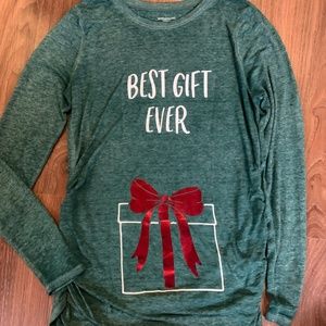 Motherhood maternity shirt Christmas